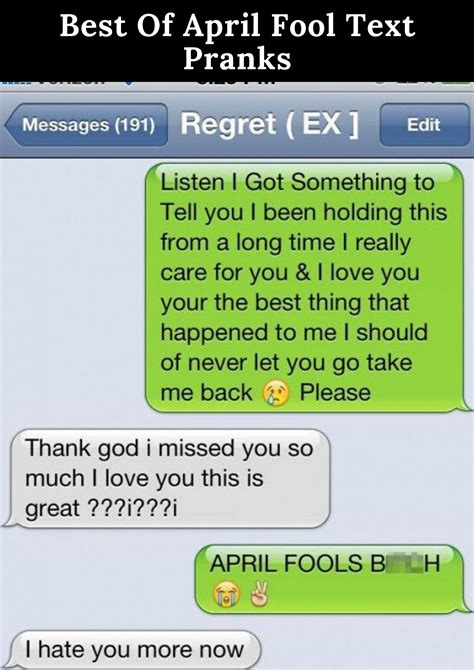 funny pranks to do over text